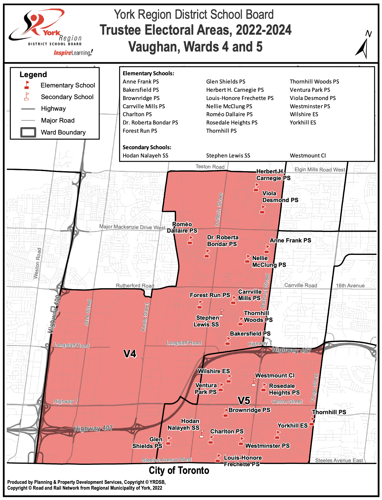 Ward 4 and 5 Vaughan